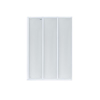 Штора на ванну Qtap Gemini WHI40114RP4 стекло Pear 4 мм