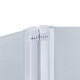 Штора на ванну Qtap Gemini WHI40114RP6 скло Pear 6 мм