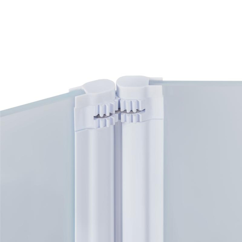 Штора на ванну Qtap Gemini WHI401114RP6 скло Pear 6 мм