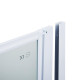 Штора на ванну Qtap Gemini WHI401214RP4 скло Pear 4 мм