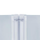 Штора на ванну Qtap Gemini WHI401214RP6 скло Pear 6 мм