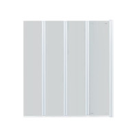 Штора на ванну Qtap Gemini WHI401214RP6 скло Pear 6 мм