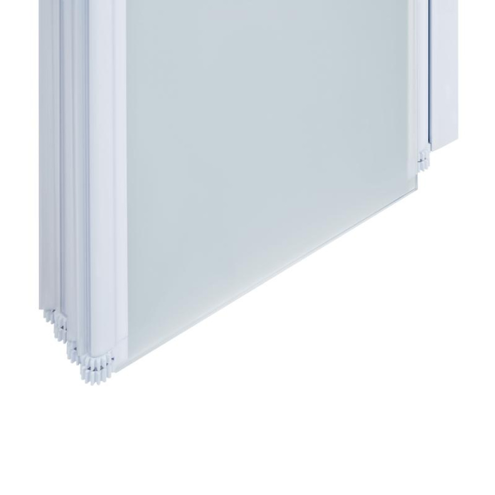 Штора на ванну Qtap Gemini WHI401314RP6 скло Pear 6 мм