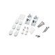 Штора на ванну Qtap Gemini WHI401314RP6 скло Pear 6 мм