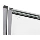 Душевые двери в нишу Qtap Taurus CRM209-1.C6 90-100x200 см, стекло Clear 6 мм, покрытие CalcLess (TAUCRM2091C6)