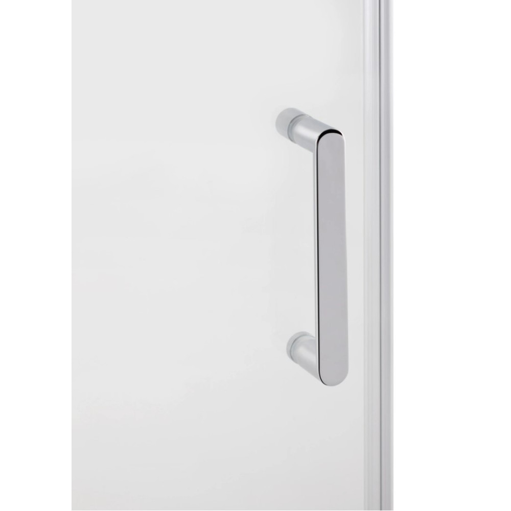Душевые двери в нишу Qtap Taurus CRM209-1.C6 90-100x200 см, стекло Clear 6 мм, покрытие CalcLess (TAUCRM2091C6)