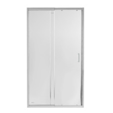 Душевые двери в нишу Qtap Taurus CRM201-11.C6 110-120x200 см, стекло Clear 6 мм, покрытие CalcLess (TAUCRM201112C6)