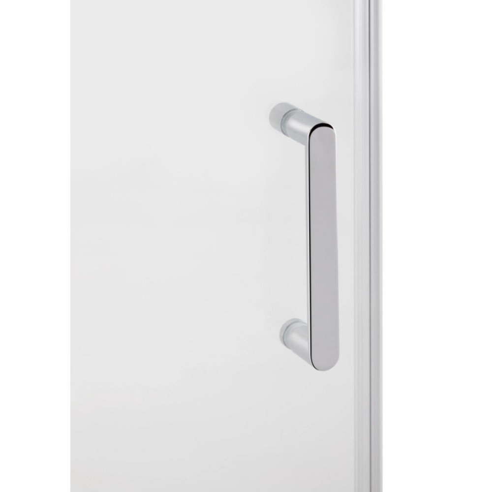 Душові двері в нішу Qtap Taurus CRM201-11.C6 110-120x200 см, скло Clear 6 мм, покриття CalcLess (TAUCRM201112C6)