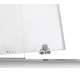 Душевые двери в нишу Qtap Taurus CRM2012-13.C6 120-130x200 см, стекло Clear 6 мм, покрытие CalcLess (TAUCRM201213C6)