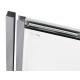Душевые двери в нишу Qtap Taurus CRM2013-14.C6 130-140x200 см, стекло Clear 6 мм, покрытие CalcLess (TAUCRM201314C6)