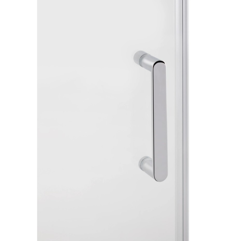 Душевые двери в нишу Qtap Taurus CRM2013-14.C6 130-140x200 см, стекло Clear 6 мм, покрытие CalcLess (TAUCRM201314C6)