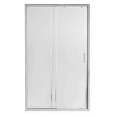Душевые двери в нишу Qtap Taurus CRM2013-14.C6 130-140x200 см, стекло Clear 6 мм, покрытие CalcLess (TAUCRM201314C6)