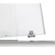 Душевые двери в нишу Qtap Taurus CRM2013-14.C6 130-140x200 см, стекло Clear 6 мм, покрытие CalcLess (TAUCRM201314C6)