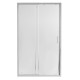 Душевые двери в нишу Qtap Taurus CRM2013-14.C6 130-140x200 см, стекло Clear 6 мм, покрытие CalcLess (TAUCRM201314C6)