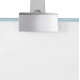 Душевая перегородка Qtap Walk-In Standard CRM2011.C8 110х200 см, стекло Clear 8 мм, покрытие CalcLess