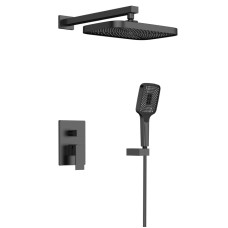 Душевая система универсальная Qtap Aquarius Black Matt QTAQA64103NGB