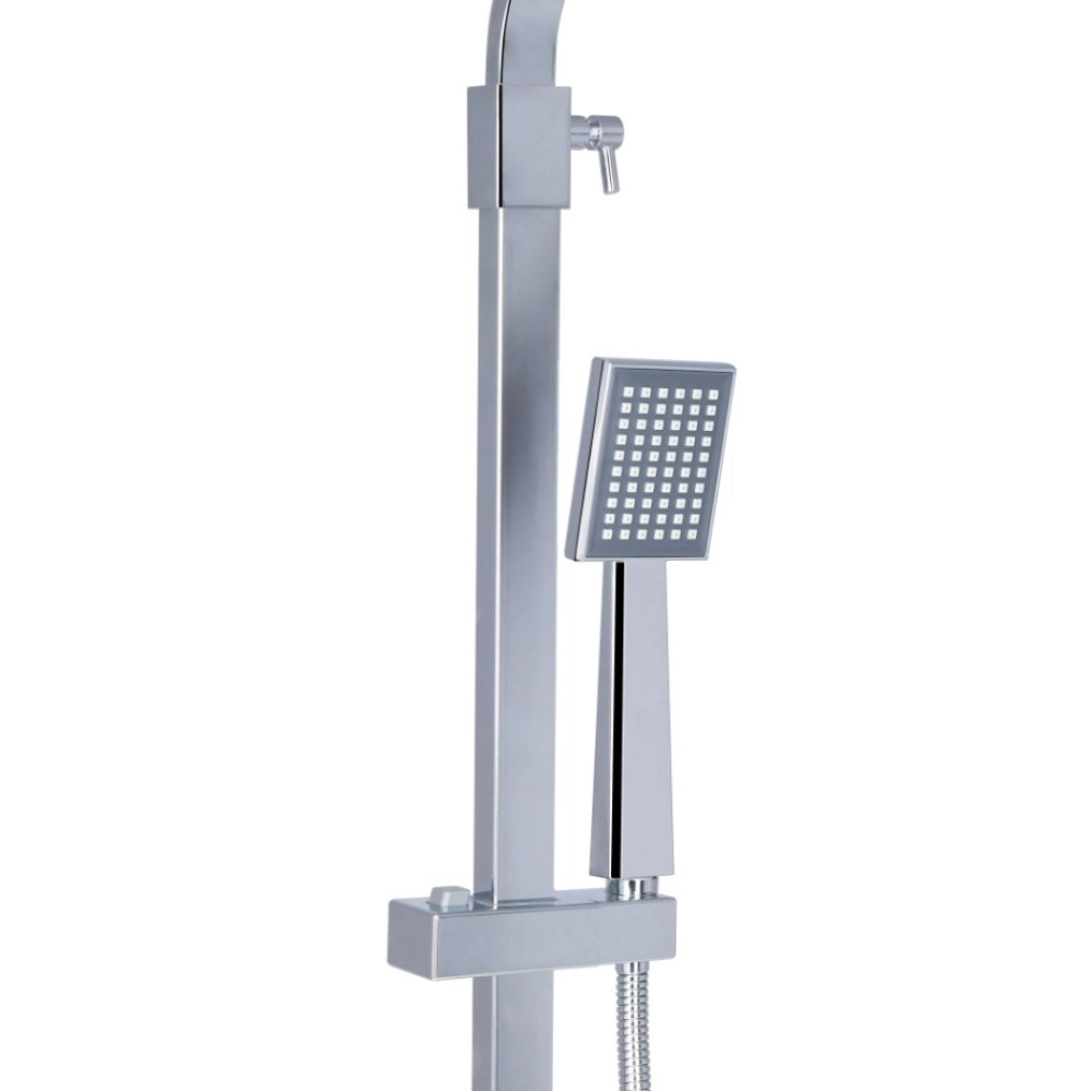 Душевая система для кабины Qtap Capricorn Chrome с изливом 53103KNC