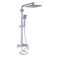 Душевая система для кабины Qtap Capricorn Chrome с изливом 53103KNC