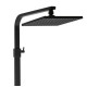 Душова система для кабіни Qtap Capricorn Black Matt з виливом 53103KNB