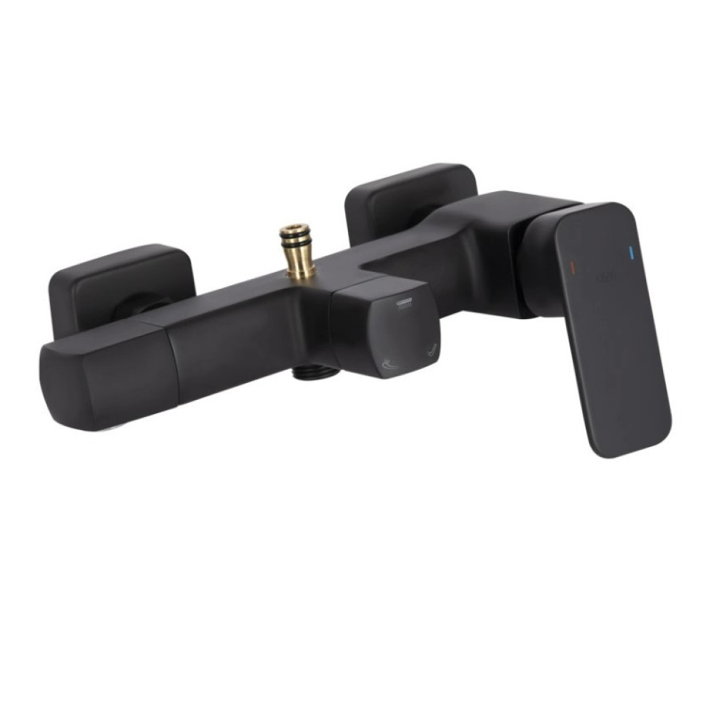 Душова система для кабіни Qtap Capricorn Black Matt з виливом 53103KNB