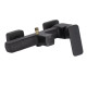 Душова система для кабіни Qtap Capricorn Black Matt з виливом 53103KNB