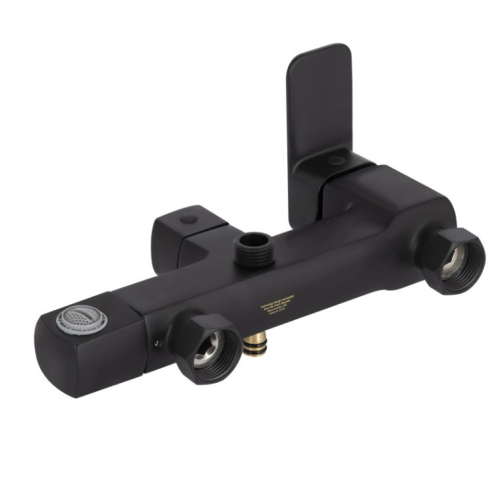 Душова система для кабіни Qtap Capricorn Black Matt з виливом 53103KNB