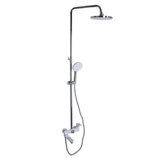 Душевая система универсальная Qtap Jay Chrome/White с изливом QTJAY111CRW45555