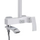 Душевая система универсальная Qtap Swan Cascada Chrome/White с изливом QTSWA111CRW45570