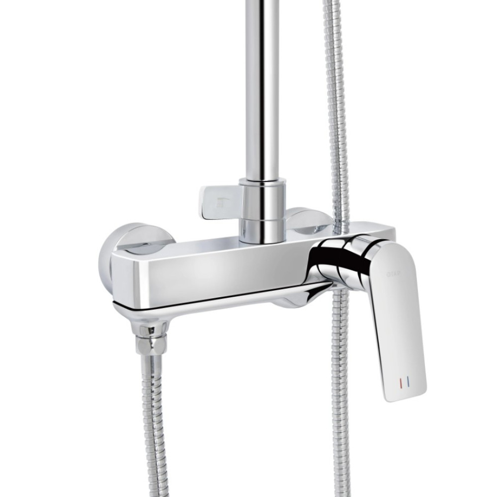 Душевая система универсальная Qtap Vlasta New Chrome с изливом QTVLA111CRM45650