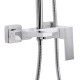 Душова система універсальна Qtap Gemini Chrome/White з виливом QTGEM111CRW45687