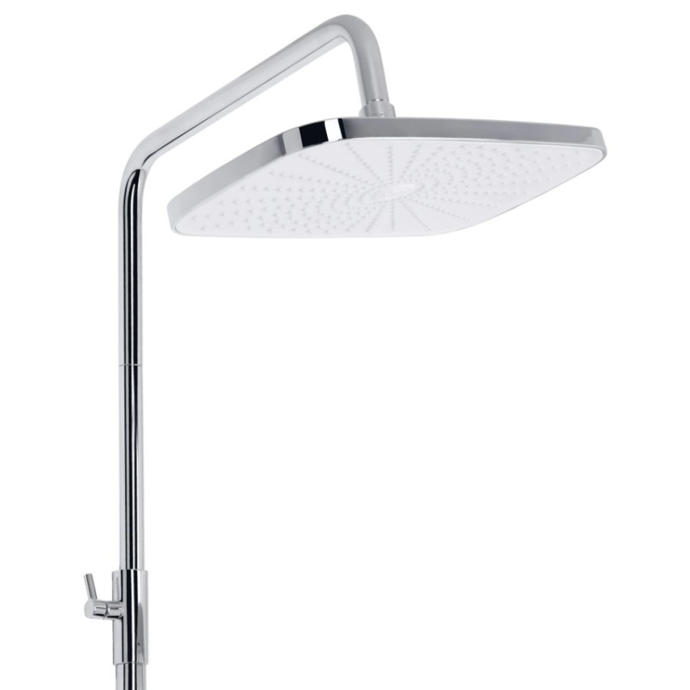Душова система універсальна Qtap Gemini Chrome/White з виливом QTGEM111CRW45687