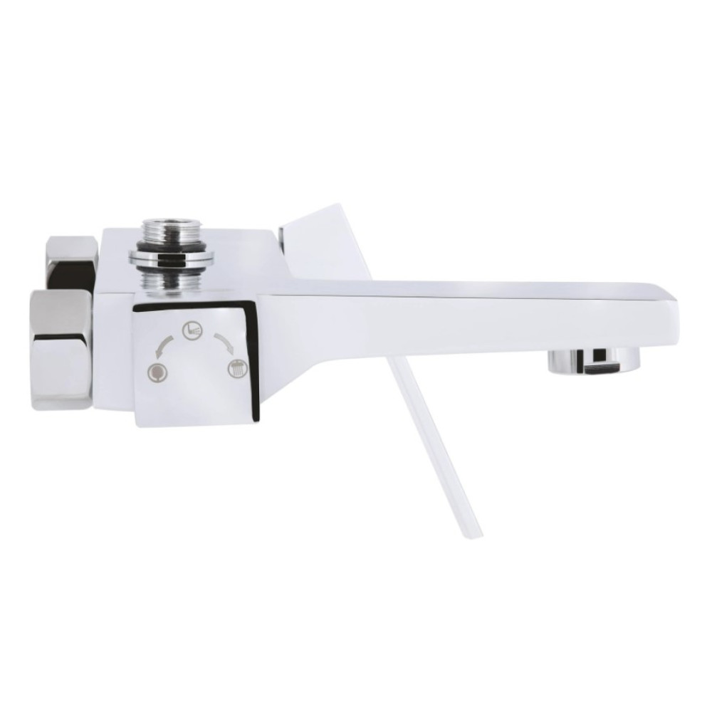 Душова система універсальна Qtap Gemini Chrome/White з виливом QTGEM111CRW45687