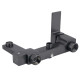 Душевая система универсальная Qtap Gemini Gunmetal Black PVD с изливом QTGEM111GMB45688