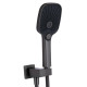 Душевая система для душа Qtap Gemini Gunmetal Black PVD скрытого монтажа QTGEM113GMB45698