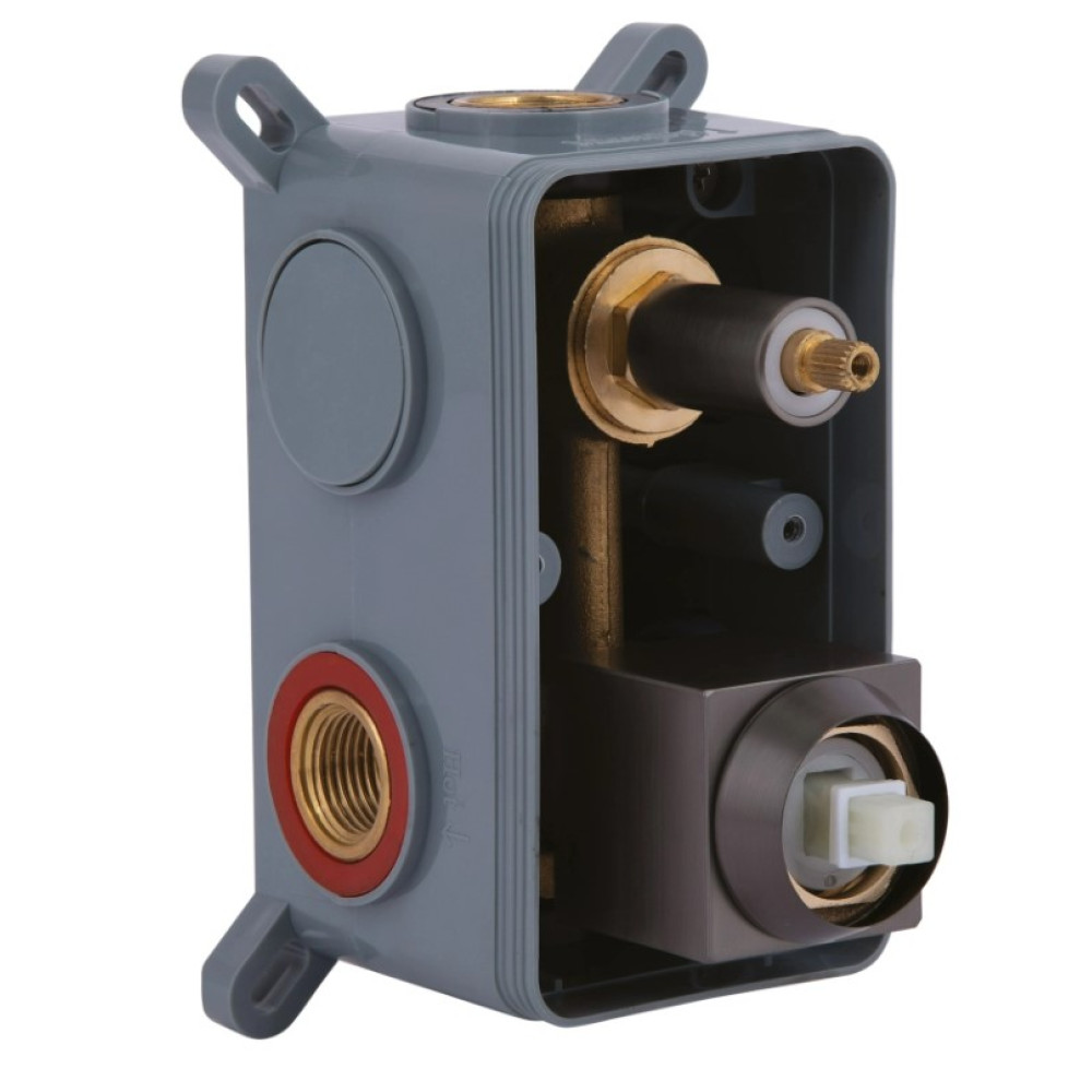 Душевая система для душа Qtap Gemini Gunmetal Black PVD скрытого монтажа QTGEM113GMB45698