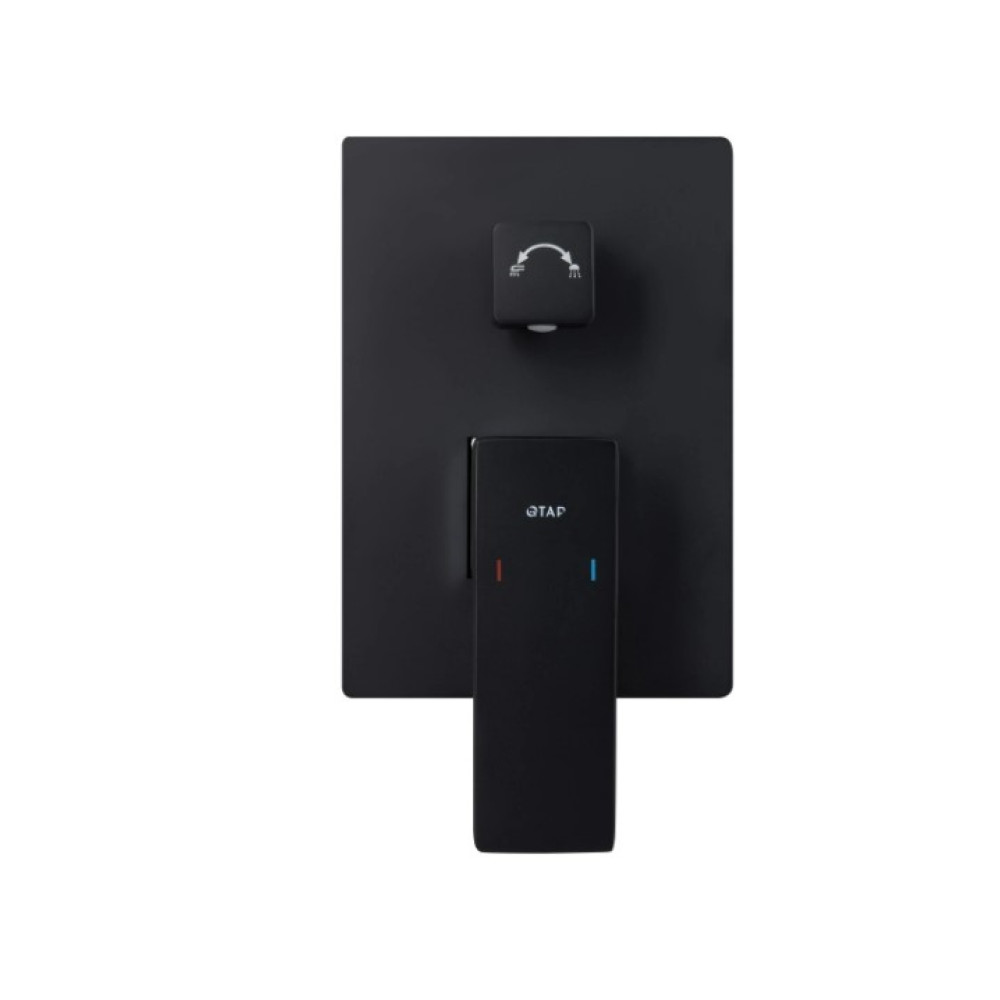 Душевая система универсальная Qtap Gemini Black Matt скрытого монтажа QTGEM114BLM45703