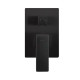 Душова система універсальна Qtap Gemini Gunmetal Black PVD прихованого монтажу QTGEM114GMB45704
