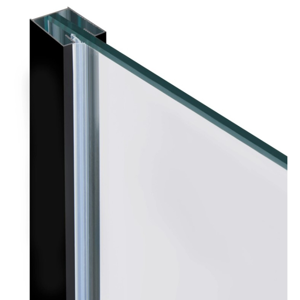 Душевая перегородка Qtap Walk-In Standard BLM209.C8 90х200 см, стекло Clear 8 мм, покрытие CalcLess
