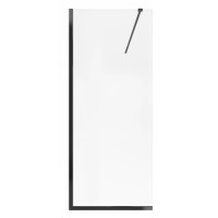 Душова перегородка Qtap Walk-In Standard BLM209.C8 90х200 см, скло Clear 8 мм, покриття CalcLess