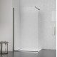 Душевая перегородка Qtap Walk-In Standard BLM209.C8 90х200 см, стекло Clear 8 мм, покрытие CalcLess