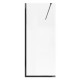Душевая перегородка Qtap Walk-In Standard BLM209.C8 90х200 см, стекло Clear 8 мм, покрытие CalcLess