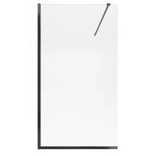 Душевая перегородка Qtap Walk-In Standard BLM201.C8 100х200 см, стекло Clear 8 мм, покрытие CalcLess