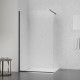 Душевая перегородка Qtap Walk-In Standard BLM201.C8 100х200 см, стекло Clear 8 мм, покрытие CalcLess