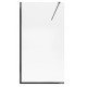 Душова перегородка Qtap Walk-In Standard BLM2011.C8 100х200 см, скло Clear 8 мм, покриття CalcLess