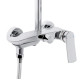 Душевая система универсальная Qtap Slavonice Chrome с изливом QTSLA111CRM45909