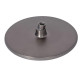 Душевая система универсальная Qtap Slavonice Gunmetal Black PVD с изливом QTSLA111GMB45910