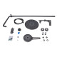 Душевая система универсальная Qtap Slavonice Gunmetal Black PVD с изливом QTSLA111GMB45910