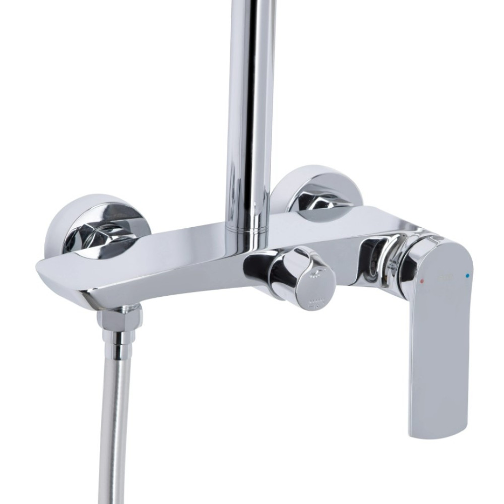 Душевая система для душа Qtap Slavonice Chrome QTSLA110CRM45912
