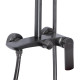Душевая система для душа Qtap Slavonice Gunmetal Black PVD QTSLA110GMB45913