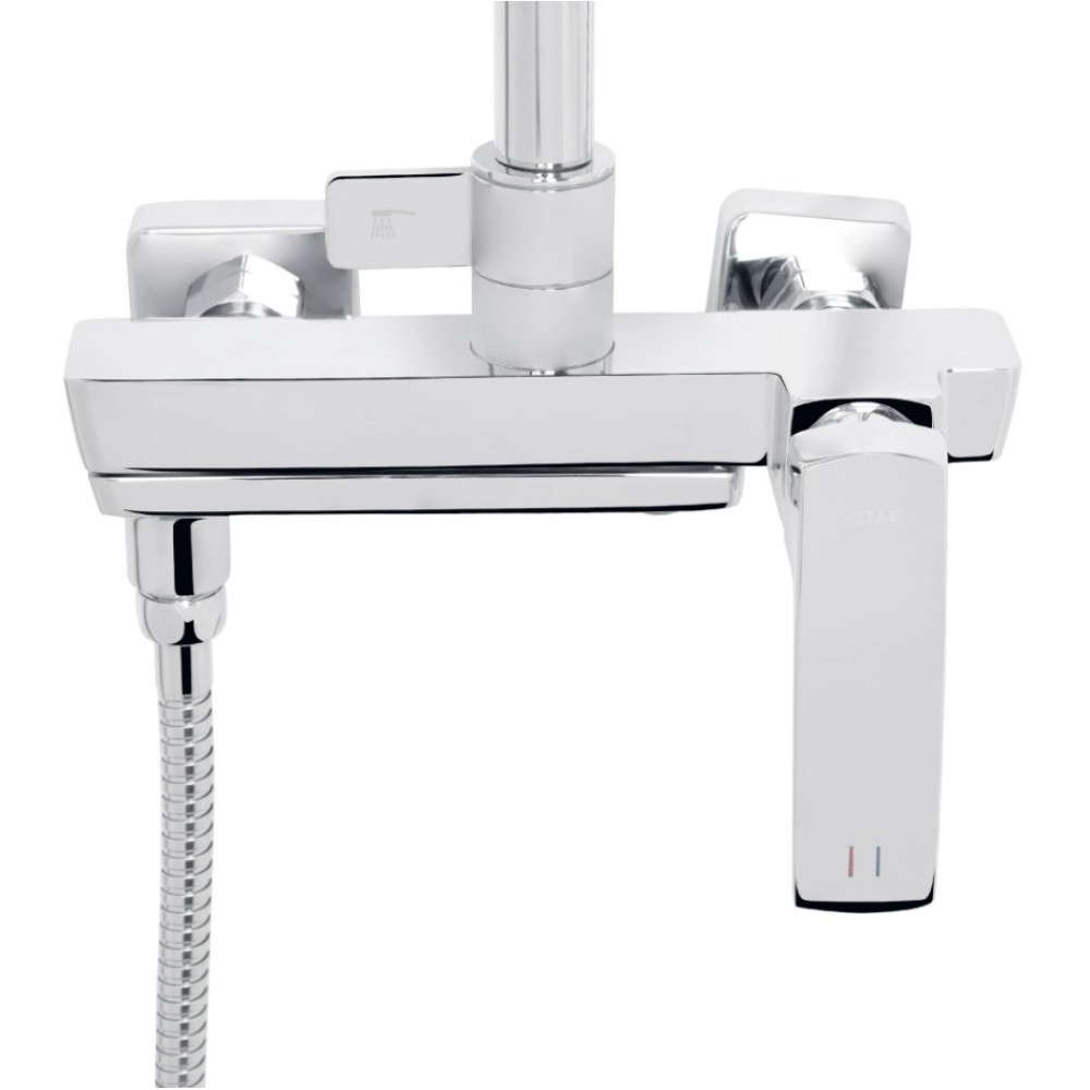 Душевая система универсальная Qtap Tern Chrome с изливом QTTER1112CRM47592